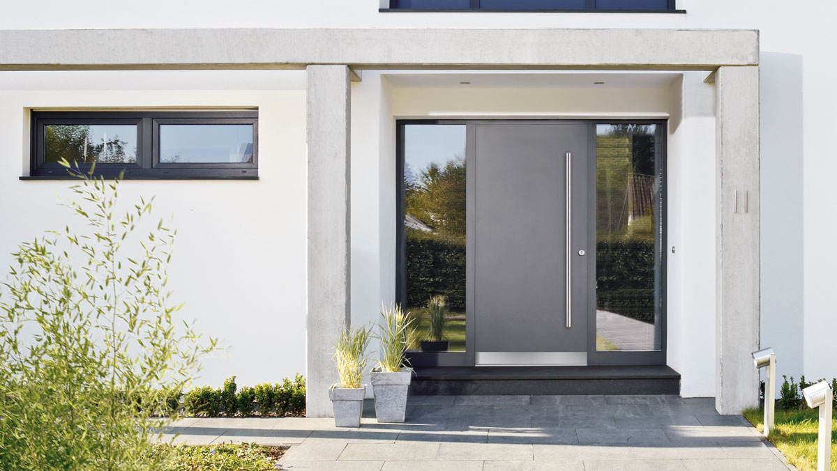 Kneer Aluminium-Holz-Haustüren